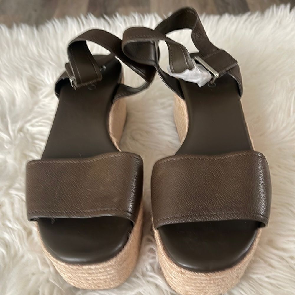FRANCO SARTO LEATHER ESPADRILLES NWOT SIZE 8.5